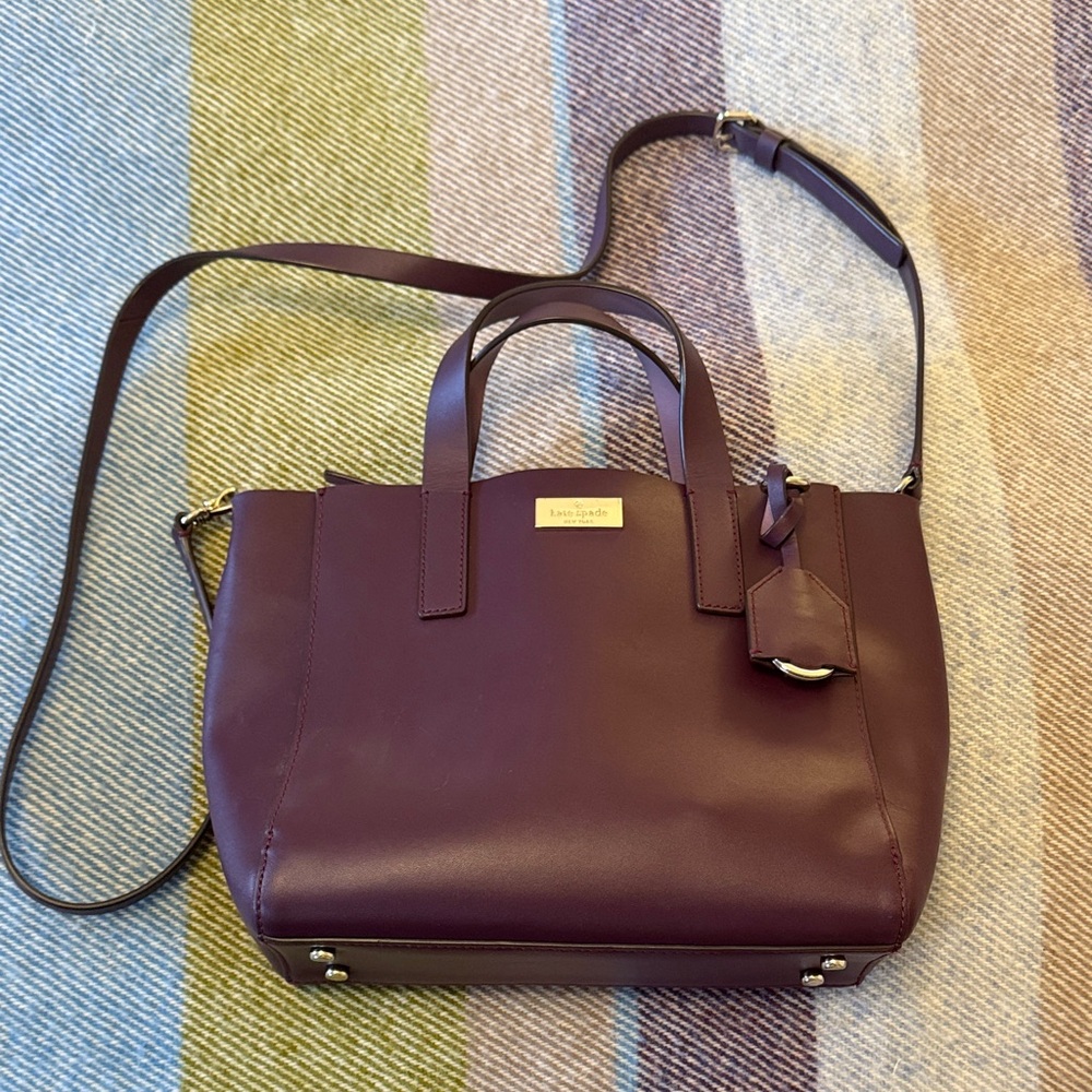 Kate Spade Plum Nelle Crossbody Bag
